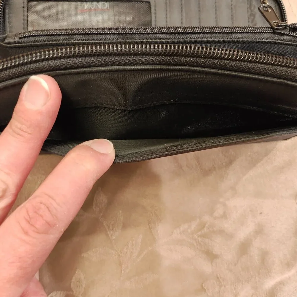Mundi Zip Around Wallet with Chained ID Holder, New With Tags!
